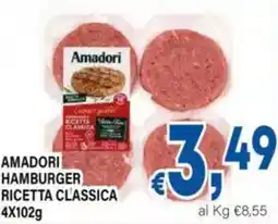 DEM Amadori hamburger ricetta classica offerta