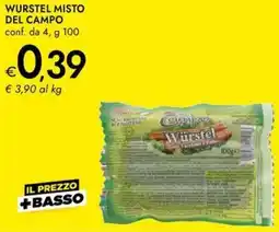 Bennet Wurstel misto DEL CAMPO offerta