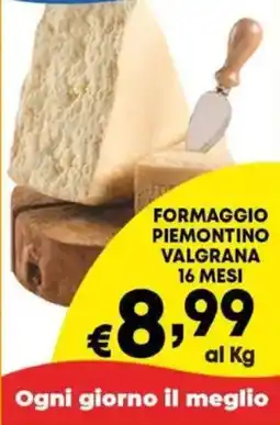 DEM Formaggio piemontino valgrana 16 mesi offerta