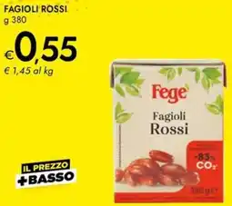 Bennet Fege fagioli rossi offerta