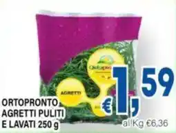DEM Ortopronto agretti puliti e lavati offerta