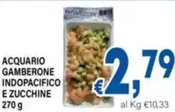 DEM Acquario gamberone indopacifico e zucchine offerta
