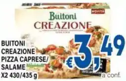 DEM Buitoni creazione pizza caprese/ salame x2 offerta