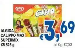 DEM Algida calippo max supermix x5 offerta