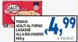 DEM Findus 4salti al forno lasagne alla bolognese offerta