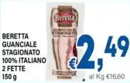 DEM Beretta guanciale stagionato 100% italiano 2 fette offerta