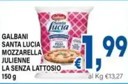 DEM Galbani santa lucia mozzarella julienne la senza lattosio offerta