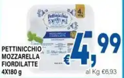 DEM Pettinicchio mozzarella fiordilatte offerta