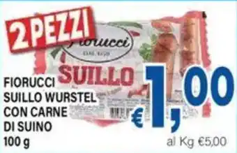 DEM Fiorucci suillo wurstel con carne di suino offerta