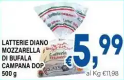 DEM Latterie diano mozzarella di bufala campana dop offerta