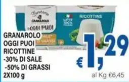 DEM Granarolo oggi puoia ricottine offerta