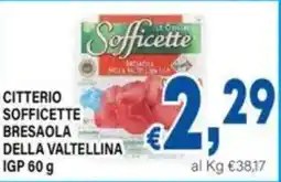 DEM Citterio sofficette bresaola della valtellina igp offerta