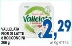 DEM Vallelata fior di latte 8 bocconcini offerta