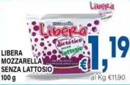 DEM Libera mozzarella senza lattosio offerta