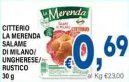 DEM Citterio la merenda salame di milano/ ungherese/ rustico offerta