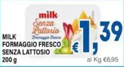 DEM Milk formaggio fresco senza lattosio offerta