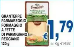 DEM Granterre parmareggio formaggio a fette di parmigiano reggiano offerta