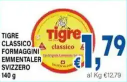 DEM Tigre classico formaggini emmentaler svizzero offerta