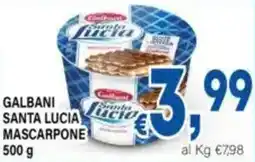 DEM Galbani santa lucia mascarpone offerta