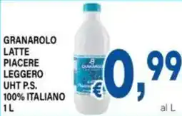 DEM Granarolo latte piacere leggero uht p.s. 100% italiano offerta