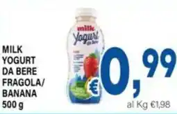 DEM Milk yogurt da bere fragola/ banana offerta