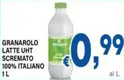 DEM Granarolo latte uht scremato 100% italiano offerta