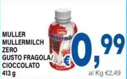 DEM Muller mullermilch zero gusto fragola cioccolato offerta