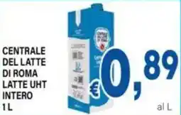 DEM Centrale del latte di roma latte uht intero offerta