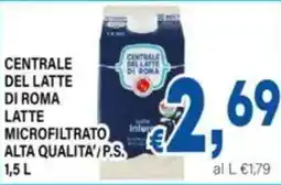 DEM Centrale del latte di roma latte microfiltrato alta qualita'/p.s. offerta