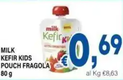 DEM Milk kefir kids pouch fragola offerta