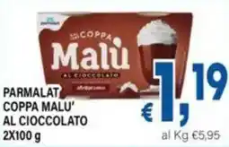 DEM Parmalat coppa malu' al cioccolato offerta
