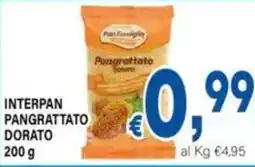 DEM Interpan pangrattato dorato offerta
