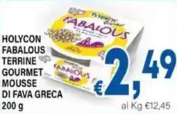 DEM Holycon fabalous terrine gourmet mousse di fava greca offerta