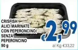 DEM Crisfish alici marinate con peperoncino/ senza peperoncino offerta