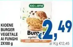 DEM Kioene burger vegetale ai funghi offerta