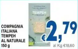 DEM Compagnia italiana tempeh al naturale offerta