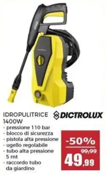 Idropulitrice 1400W DICTROLUX