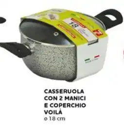 Happy Casa Casseruola con 2 manici e coperchio voilà offerta