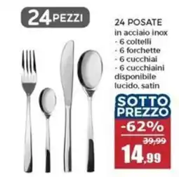 Happy Casa 24 posate offerta