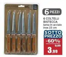 Happy Casa 6 coltelli bistecca offerta