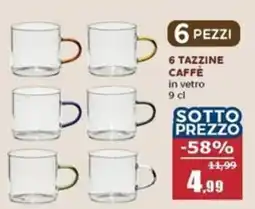 Happy Casa 6 pezzi caffè offerta