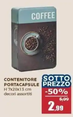 Happy Casa Contenitore portacapsule offerta