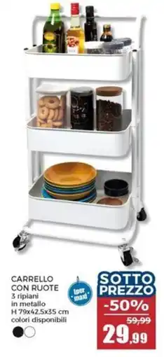 Happy Casa Carrello con ruote offerta