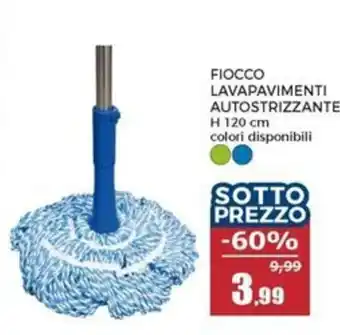 Happy Casa Fiocco lavapavimenti autostrizzante offerta
