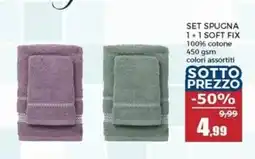 Happy Casa Set spugna 1+1 soft fix offerta