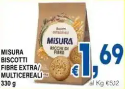 DEM Misura biscotti fibre extra/ multicereali offerta