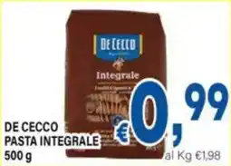 DEM De cecco pasta integrale offerta