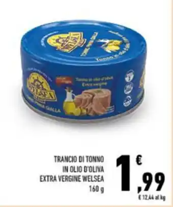 Trancio di tonno in olio d'oliva extra vergine WELSEA