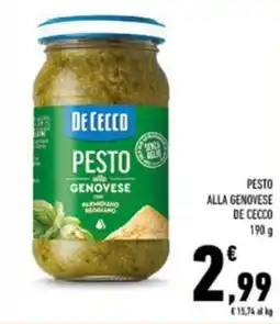 Conad Pesto alla genovese DE CECCO offerta