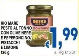 DEM Rio mare pesto al tonno con olive nere e peperoncino/ pistacchi e limone offerta